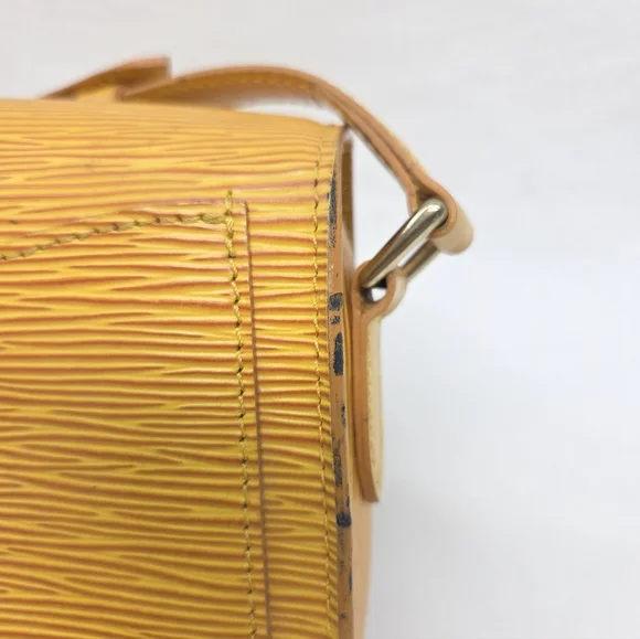 Louis Vuitton Saint-Cloud Mini Tassiri Yellow Epi Leather shoulder bag.